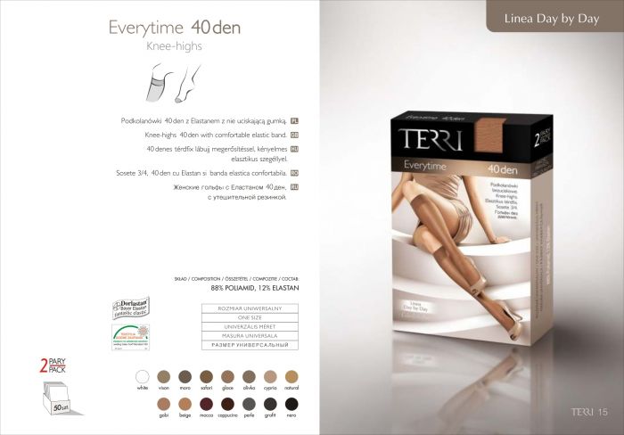 Terri Lineadaybyday Everytime40 Den   Catalog | Pantyhose Library